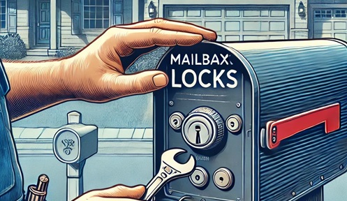 mailbox lock change Garland TX